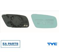 Mirror Glass, outside mirror for AUDI A3 TYC 302-0087-1 fits Right