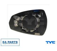 Mirror Glass, outside mirror for AUDI A3 TYC 302-0100-1 fits Left NEW