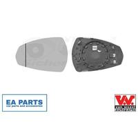 Mirror Glass, outside mirror for AUDI A3 VAN WEZEL 0335837 fits Left