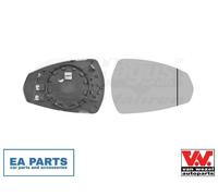 Mirror Glass, outside mirror for AUDI A3 VAN WEZEL 0335838 fits Right NEW