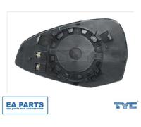 Mirror Glass, outside mirror for AUDI A5 TYC 302-0111-1 fits Right