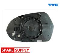 MIRROR GLASS, OUTSIDE MIRROR FOR AUDI A6 TYC 302-0104-1 FITS LEFT