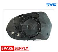 MIRROR GLASS, OUTSIDE MIRROR FOR AUDI A6 TYC 302-0104-1 FITS LEFT