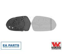 Mirror Glass, outside mirror for AUDI A6 VAN WEZEL 0342838 fits Right NEW