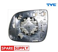 MIRROR GLASS, OUTSIDE MIRROR FOR AUDI Q5 Q7 TYC 302-0089-1 FITS RIGHT
