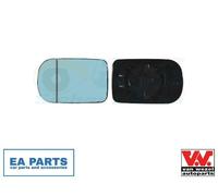 Mirror Glass, outside mirror for BMW E38 VAN WEZEL 0639830 fits Left, Right