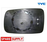 MIRROR GLASS, OUTSIDE MIRROR FOR BMW E46 E65 TYC 303-0127-1 FITS RIGHT