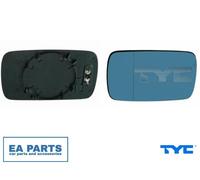 Mirror Glass, outside mirror for BMW E46 TYC 303-0014-1 fits Both Sides