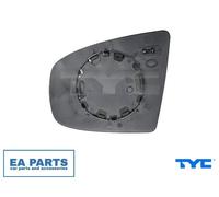 Mirror Glass, outside mirror for BMW E70 TYC 303-0101-1 fits Right