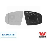Mirror Glass, outside mirror for BMW E71 VAN WEZEL 0687837 fits Left