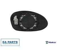 Mirror Glass, outside mirror for BMW E81 ABAKUS 0401G01 fits Left