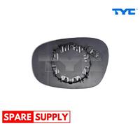 MIRROR GLASS, OUTSIDE MIRROR FOR BMW E81 E87 E88 E82 TYC 303-0110-1 FITS LEFT