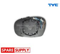 MIRROR GLASS, OUTSIDE MIRROR FOR BMW E81 E87 E88 E82 TYC 303-0117-1 FITS RIGHT