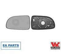 Mirror Glass, outside mirror for CHEVROLET AVEO VAN WEZEL 0815837 fits Left