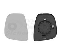 MIRROR GLASS, OUTSIDE MIRROR FOR CITROËN BERLINGO VAN WEZEL 0906837 FITS LEFT