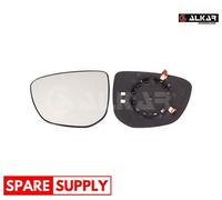 MIRROR GLASS, OUTSIDE MIRROR FOR CITROËN C-ELYSEE ALKAR 6431871 FITS LEFT