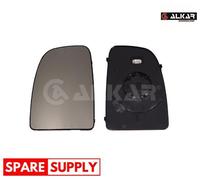 MIRROR GLASS, OUTSIDE MIRROR FOR FIAT DUCATO ALKAR 6431922 FITS LEFT