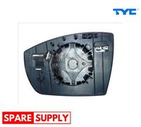 MIRROR GLASS, OUTSIDE MIRROR FOR FORD ESCAPE TYC 310-0203-1 FITS RIGHT