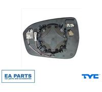 Mirror Glass, outside mirror for FORD FUSION TYC 310-0252-1 fits Left