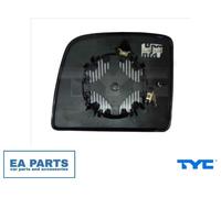 Mirror Glass, outside mirror for FORD TOURNEO CONNECT TYC 310-0230-1 fits Left