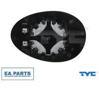 Mirror Glass, outside mirror for MINI R59 TYC 322-0005-1 fits Right