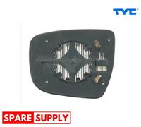MIRROR GLASS, OUTSIDE MIRROR FOR NISSAN JUKE TYC 324-0180-1 FITS LEFT