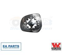 Mirror Glass, outside mirror for OPEL AGILA VAN WEZEL 3702838 fits Right