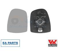 Mirror Glass, outside mirror for OPEL VIVARO A VAN WEZEL 4394837 fits Left