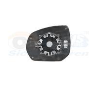 MIRROR GLASS, OUTSIDE MIRROR FOR PEUGEOT 3008 5008 VAN WEZEL 4076838 FITS RIGHT