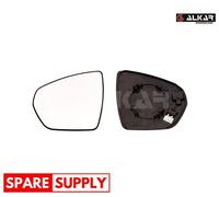 MIRROR GLASS, OUTSIDE MIRROR FOR PEUGEOT 3008 SUV 5008 ALKAR 6431882 FITS LEFT