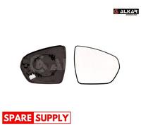 MIRROR GLASS, OUTSIDE MIRROR FOR PEUGEOT 3008 SUV 5008 ALKAR 6432882 FITS RIGHT