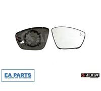 Mirror Glass, outside mirror for PEUGEOT 308 ALKAR 6436296 fits Right NEW