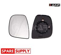 MIRROR GLASS, OUTSIDE MIRROR FOR PEUGEOT EXPERT ALKAR 6431867 FITS LEFT
