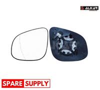 MIRROR GLASS, OUTSIDE MIRROR FOR RENAULT KANGOO ALKAR 6472698 FITS RIGHT