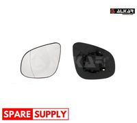 MIRROR GLASS, OUTSIDE MIRROR FOR RENAULT KANGOO ALKAR 6481698 FITS LEFT