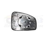 MIRROR GLASS, OUTSIDE MIRROR FOR RENAULT MEGANE VAN WEZEL 4377837 FITS LEFT