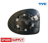 MIRROR GLASS, OUTSIDE MIRROR FOR RENAULT SYMBOL TWINGO TYC 328-0131-1 FITS RIGHT