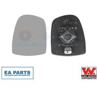 Mirror Glass, outside mirror for RENAULT TRAFIC VAN WEZEL 4394837 fits Left