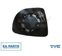 Mirror Glass, outside mirror for RENAULT TYC 328-0192-1 fits Left