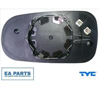 Mirror Glass, outside mirror for SAAB 9-3 TYC 330-0002-1 fits Left