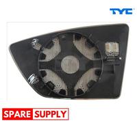 MIRROR GLASS, OUTSIDE MIRROR FOR SEAT ARONA IBIZA LEON TYC 331-0080-1 FITS LEFT