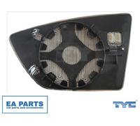 Mirror Glass, outside mirror for SEAT IBIZA TYC 331-0080-1 fits Left