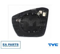 Mirror Glass, outside mirror for SKODA OCTAVIA TYC 332-0061-1 fits Right NEW