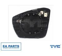 Mirror Glass, outside mirror for SKODA OCTAVIA TYC 332-0062-1 fits Left