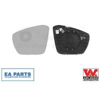Mirror Glass, outside mirror for SKODA OCTAVIA VAN WEZEL 7624837 fits Left