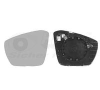 MIRROR GLASS, OUTSIDE MIRROR FOR SKODA OCTAVIA VAN WEZEL 7624837 FITS LEFT