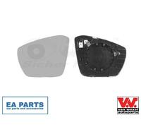 Mirror Glass, outside mirror for SKODA OCTAVIA VAN WEZEL 7624837 fits Left NEW