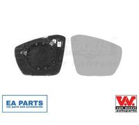 Mirror Glass, outside mirror for SKODA OCTAVIA VAN WEZEL 7624838 fits Right