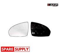 MIRROR GLASS, OUTSIDE MIRROR FOR SMART FORTWO CABRIO ALKAR 6432009 FITS RIGHT