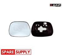 MIRROR GLASS, OUTSIDE MIRROR FOR TOYOTA AVENSIS VERSO ALKAR 6432993 FITS RIGHT